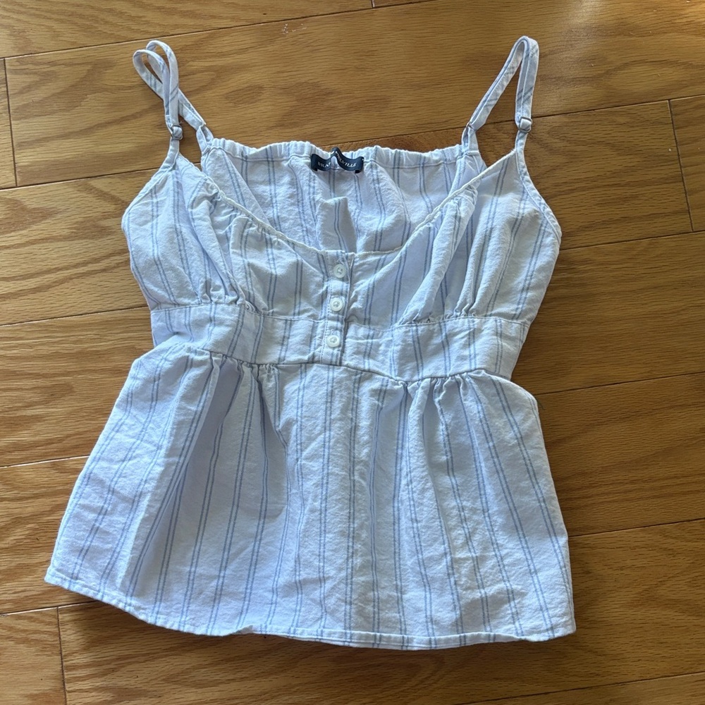 Brandy Melville Blue Striped Camisole